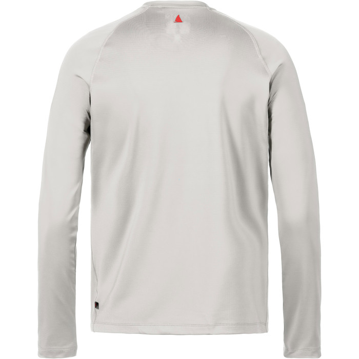 2024 Musto Mens Evolution Sunblock Long Sleeve T-Shirt 2.0 81155 - Platinum